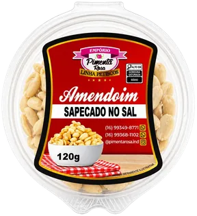 Amendoim Sapeca no Sal